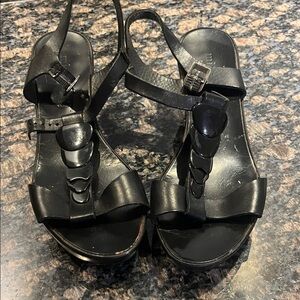 Elegant Minelli Black Women's Sandals